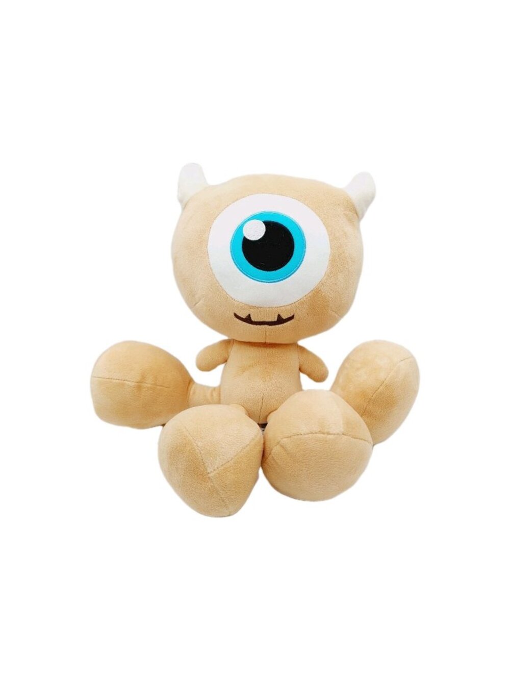 Disney Parks Monsters Inc Little Mikey Big Feet 13” Plush Stuffed Tan
